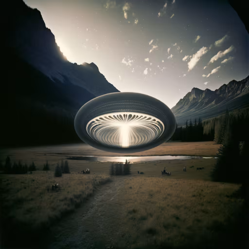 Lens over Silent Lake #22