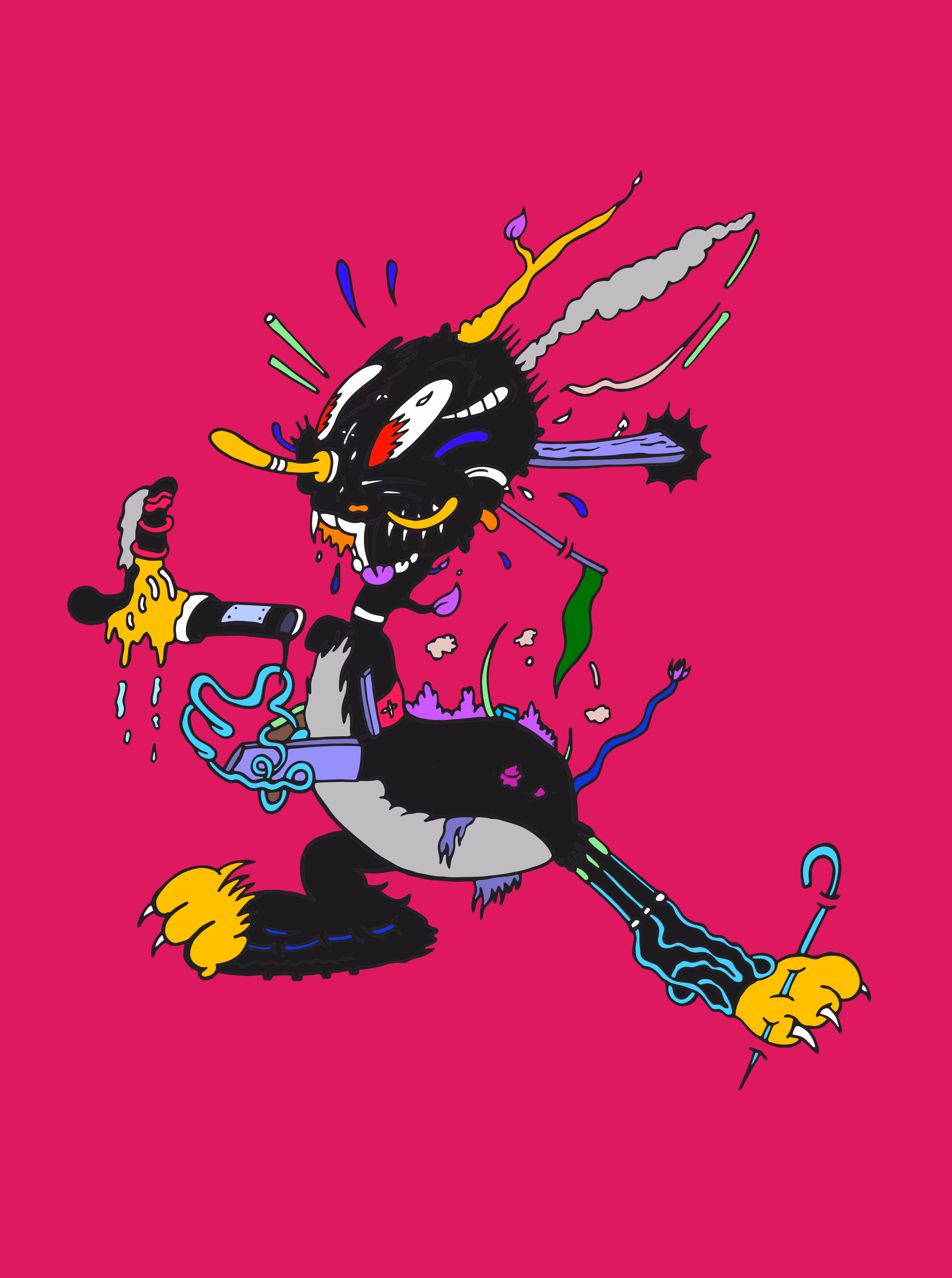 Rabbot (Black & Red)