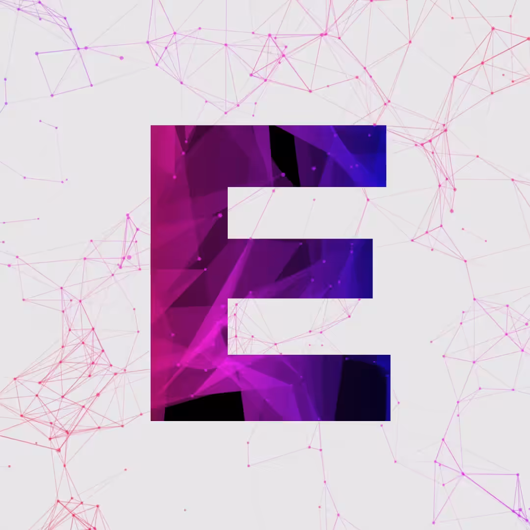 Abstract Alphabet - Letter E