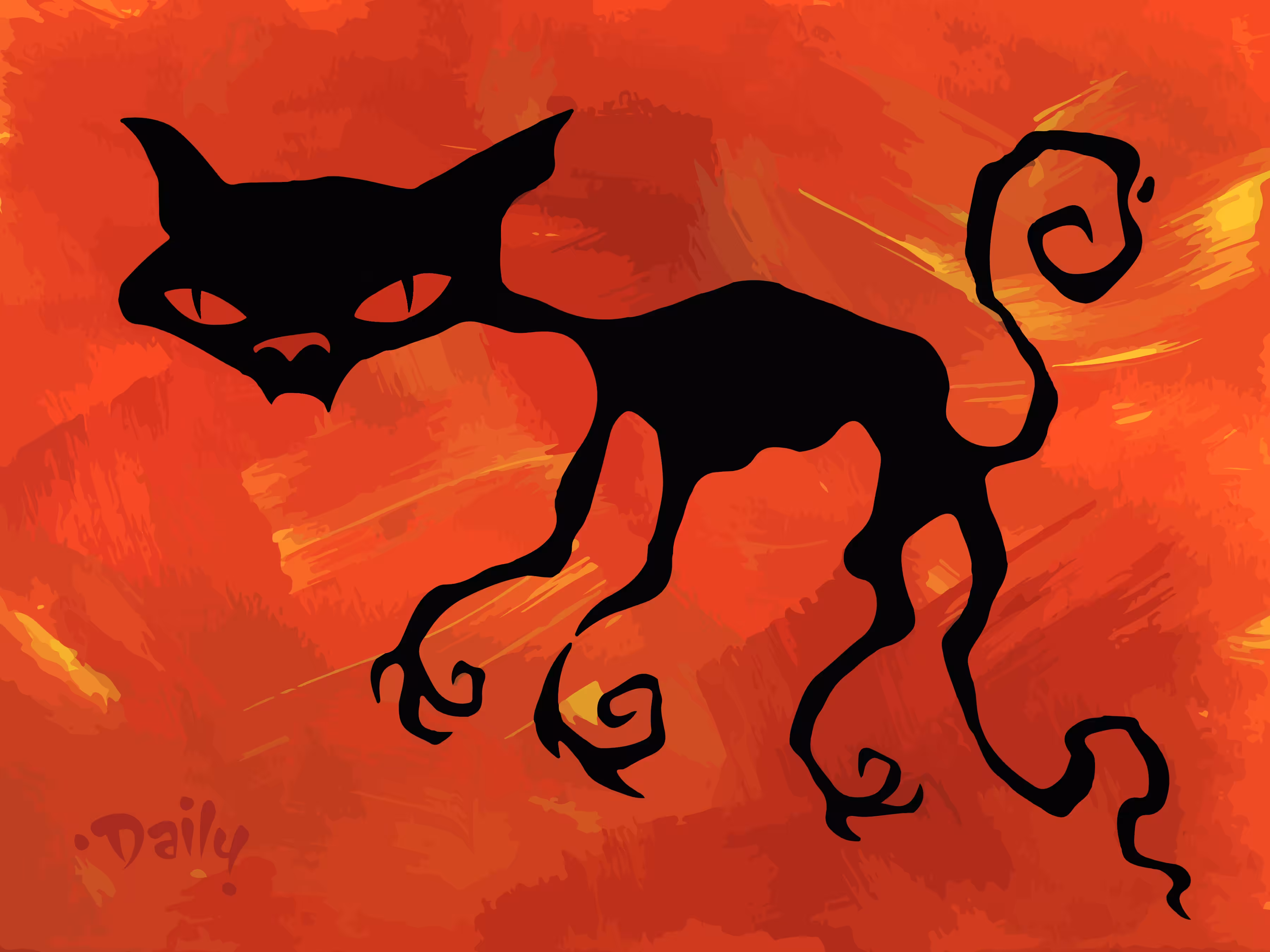 Ghost Kitty (red)