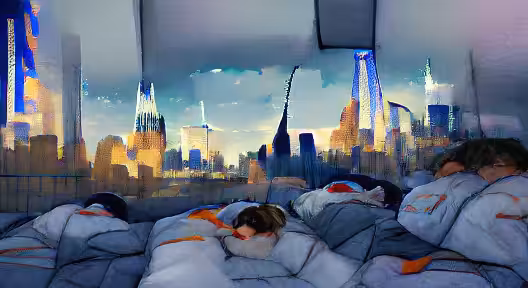 Sleeping in New York