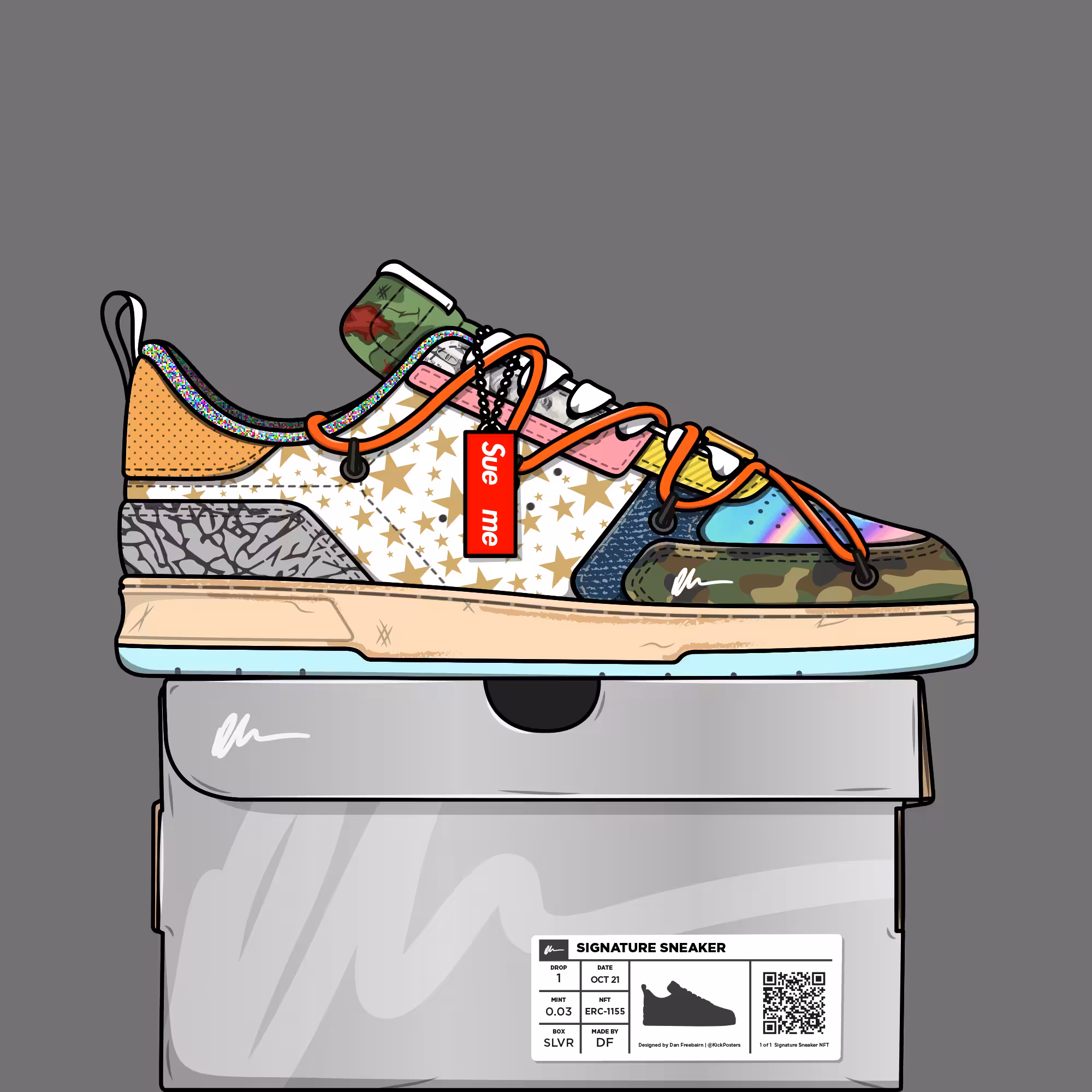 Signature Sneaker 'What The' - #033