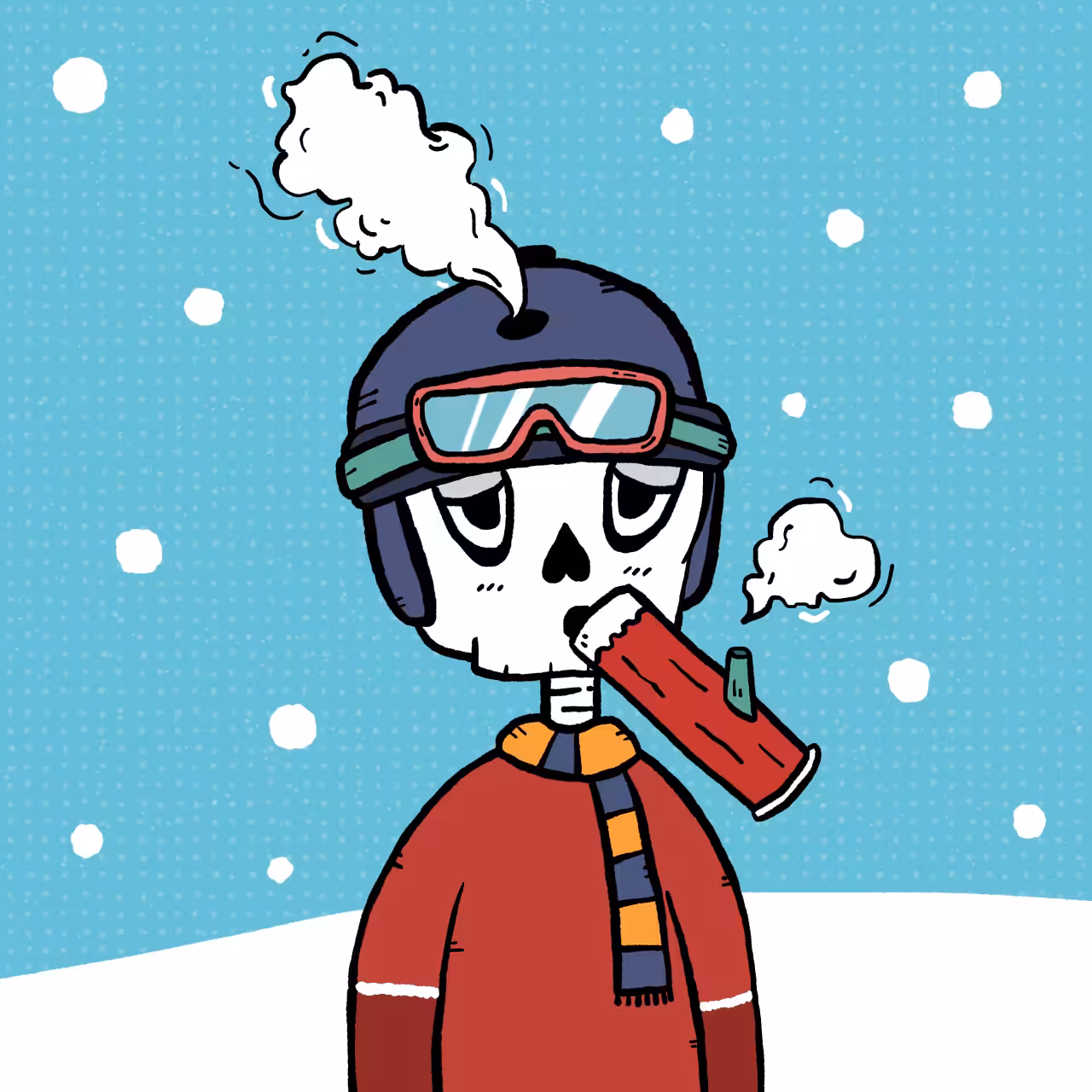 Skeledude: #083 SKELEDUDE X SMOKE WEEDDSS