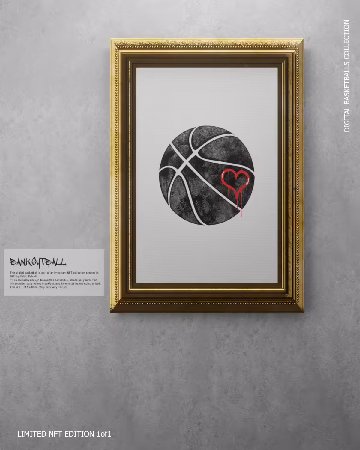 Digital Basketballs - NFT #05 "BANKSYTBALL"