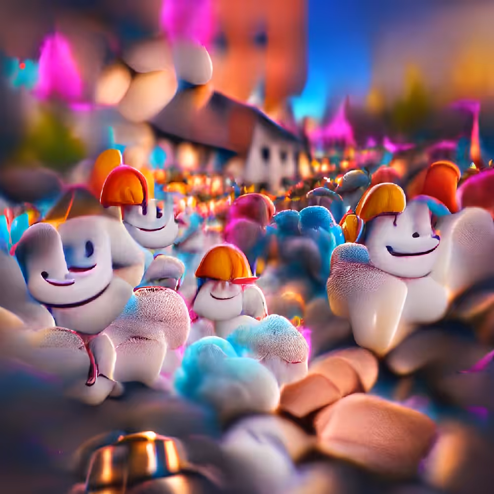 AI-Marshmallow City