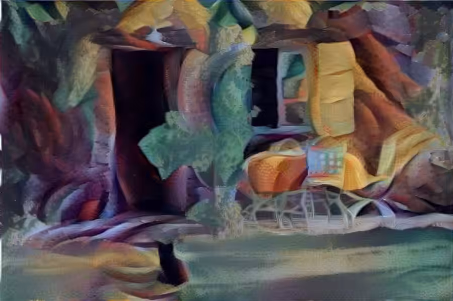 Ri House With Garden - Gi Feininger Jesuiten, 
"Image Style Transfer Using Convolutional Neural Networks", Figure  5