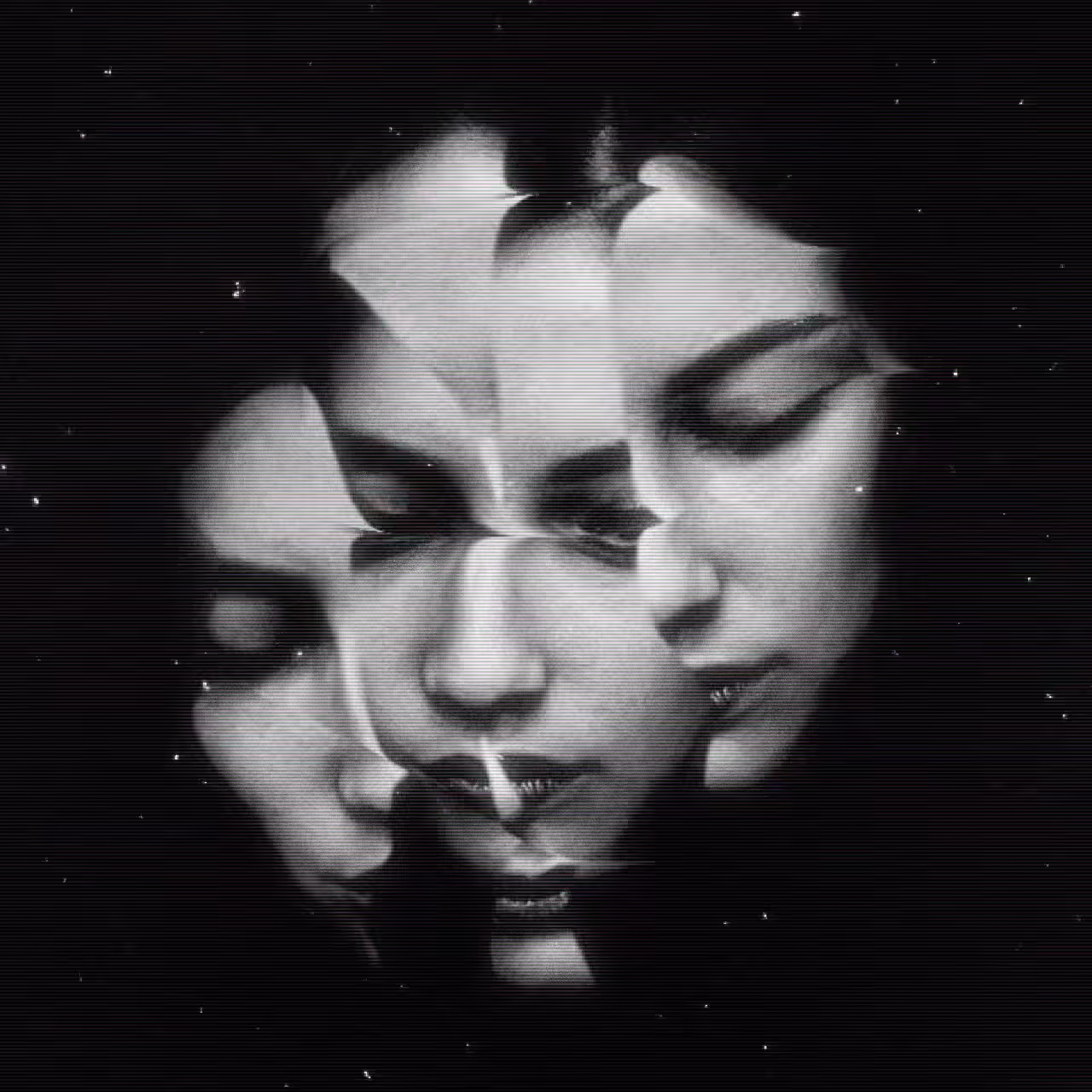 Fragmented face