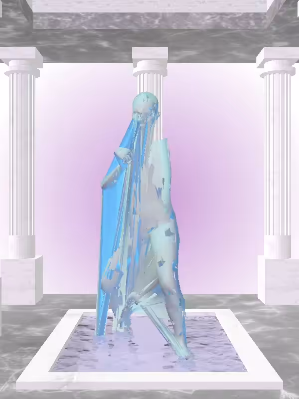 HeavenComputer: The Fading Punching Radioactive Aqua Woman #629