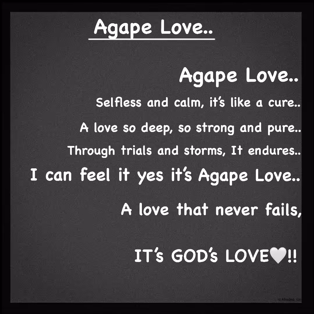 Agape Love!!