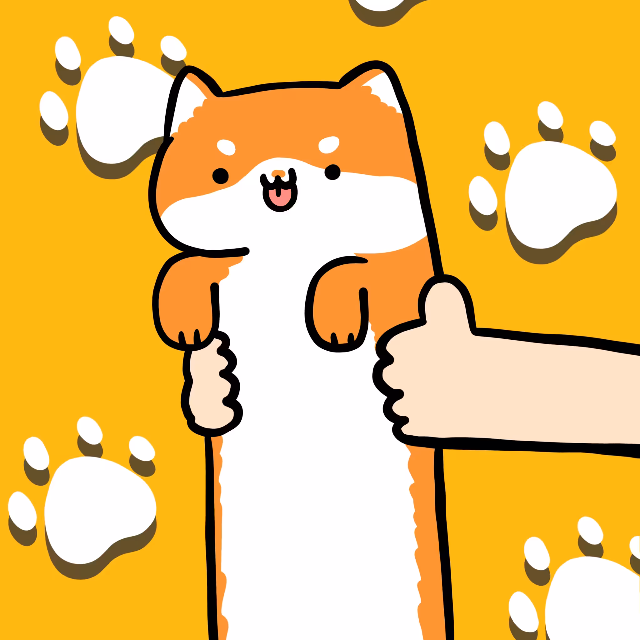 Long Long shiba Cat #018