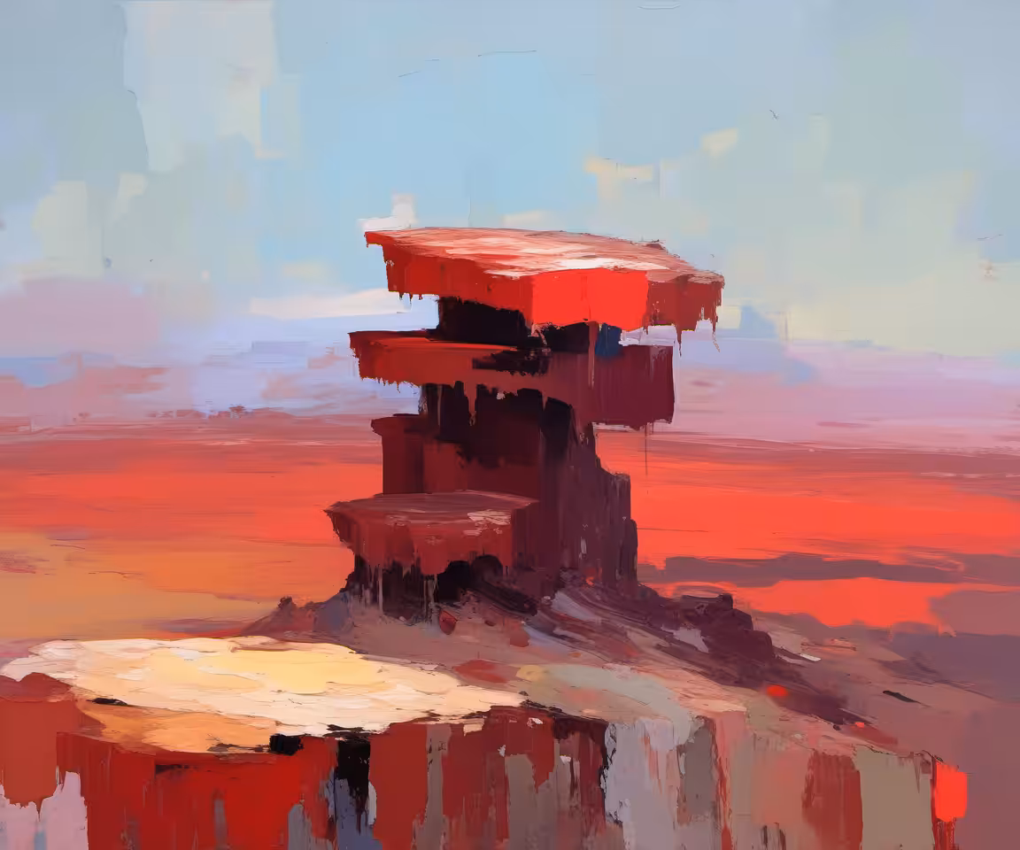 Painted Slabs #76