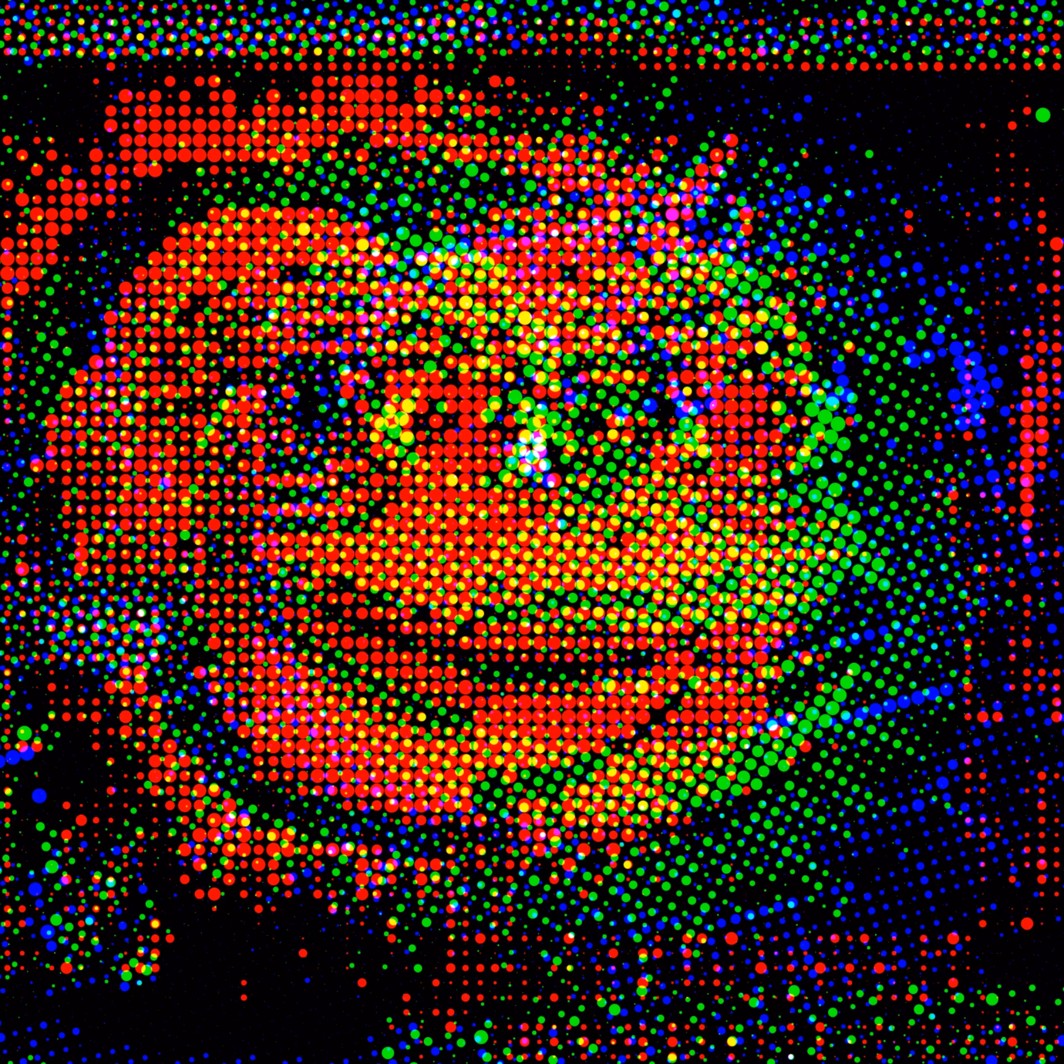 RGB Halftone Pepe