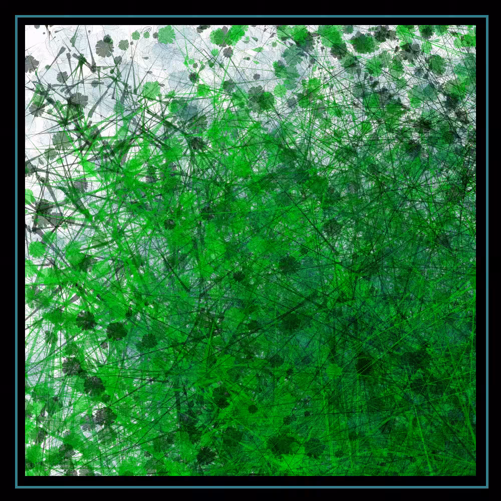 Abstract painting - vegetation #4