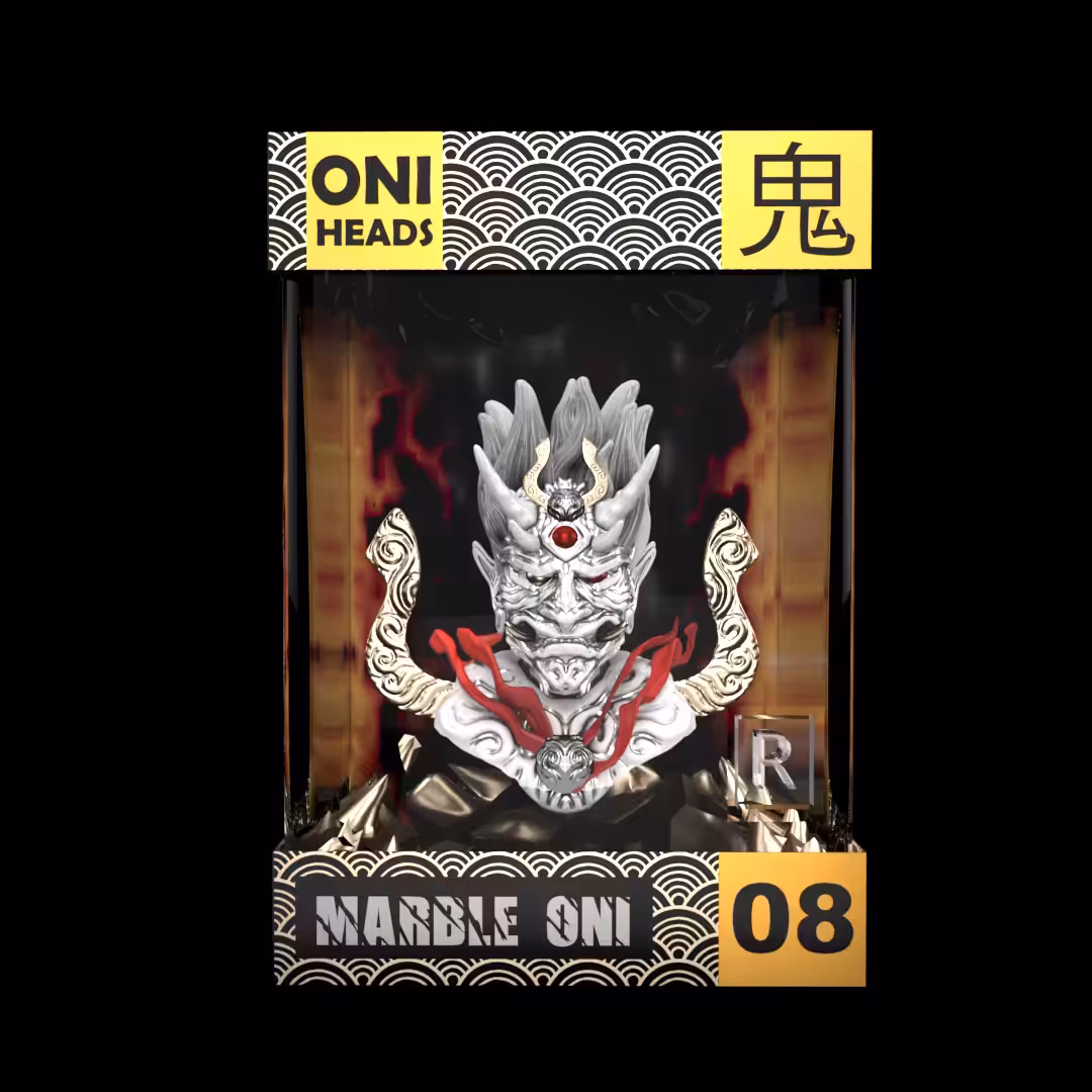 #08 MARBLE ONI - ONI HEADS