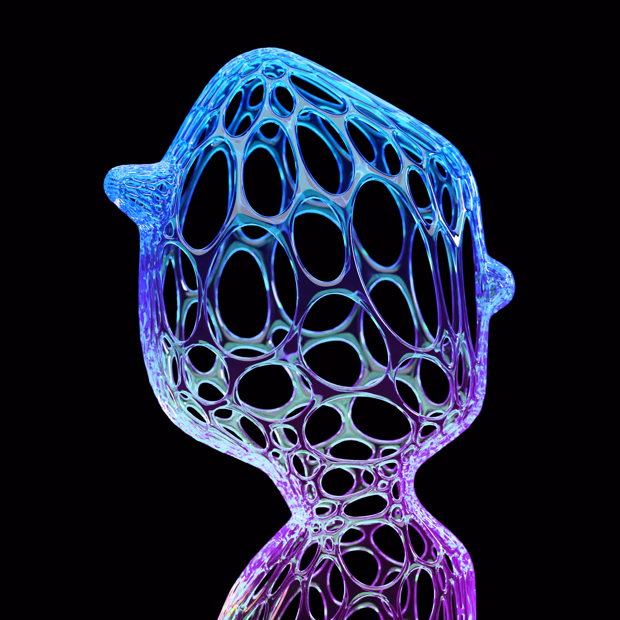 Uggliz RGB Experiment - Blue