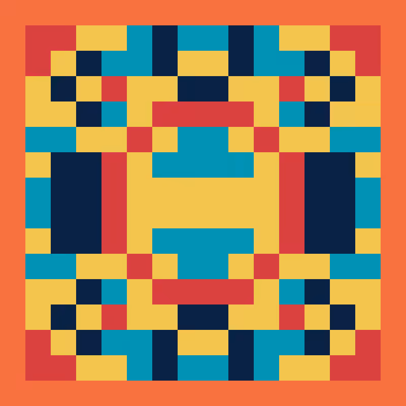 Pixel Mandala #91