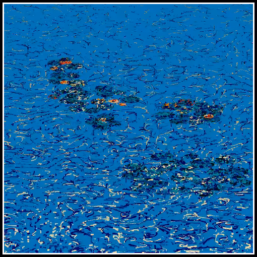 Polluted water lilies #41