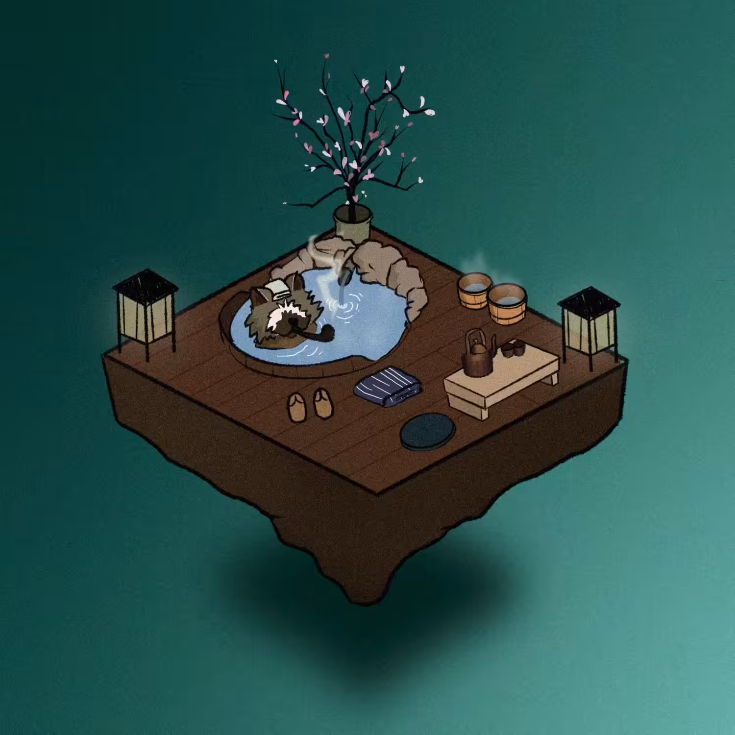 Special Lofi Roomie #0 ( 温泉 )