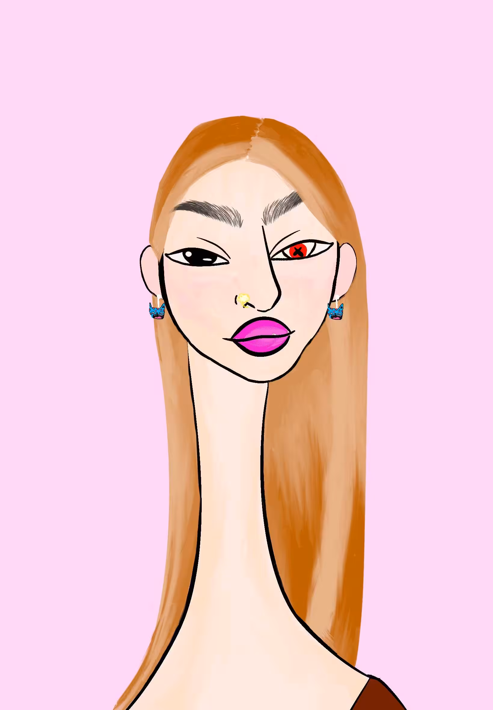 Long Neckie Lady #2024