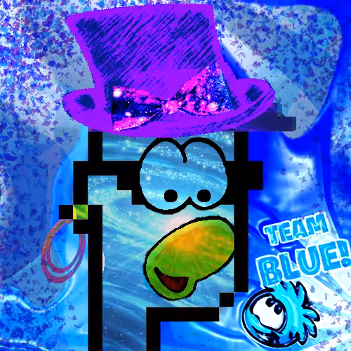 ZiggyPunk #38 - (Blue Penguin)