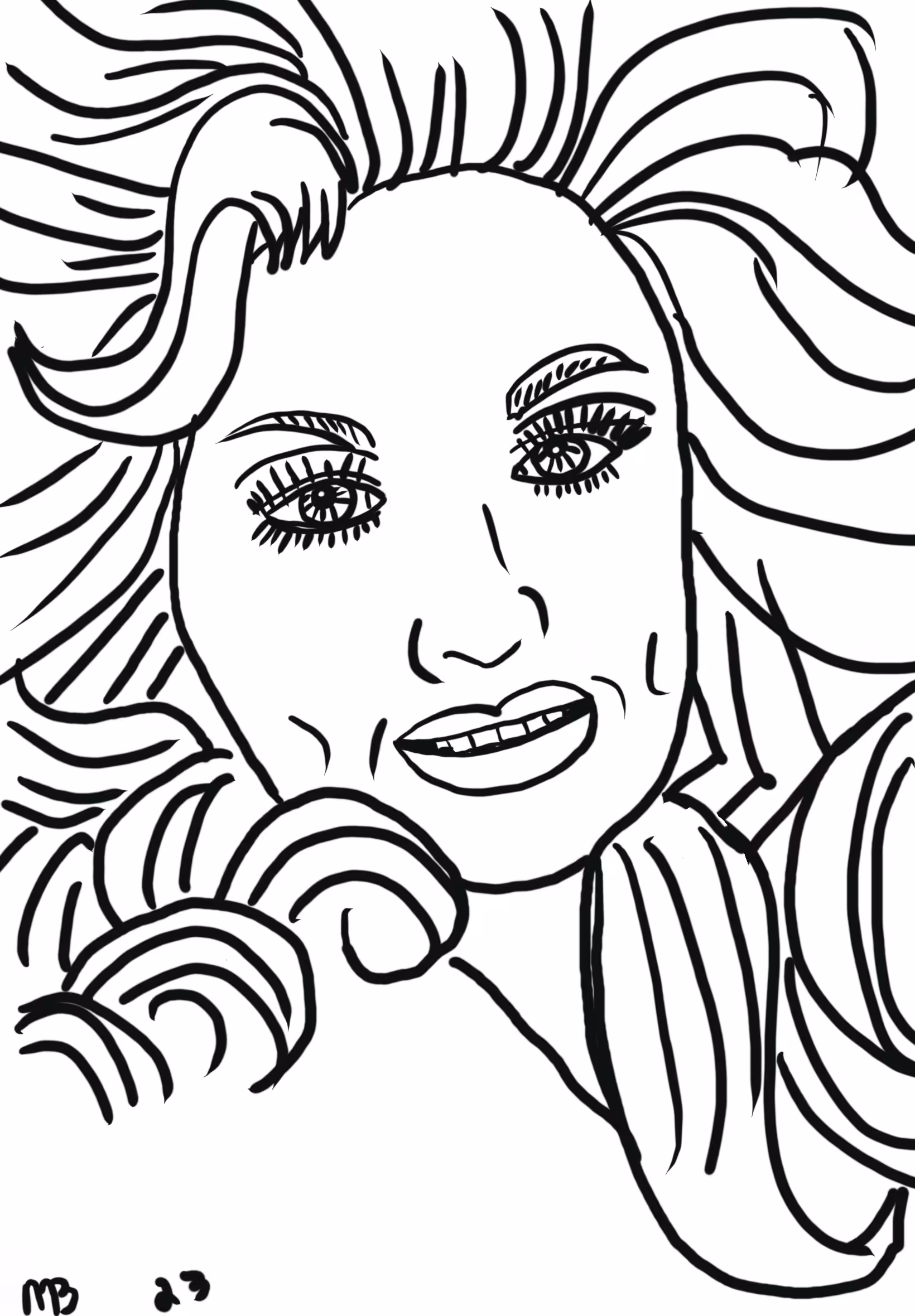 Dolly in Black and White