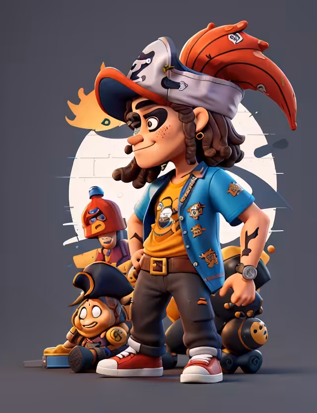 A pirate captain  #5