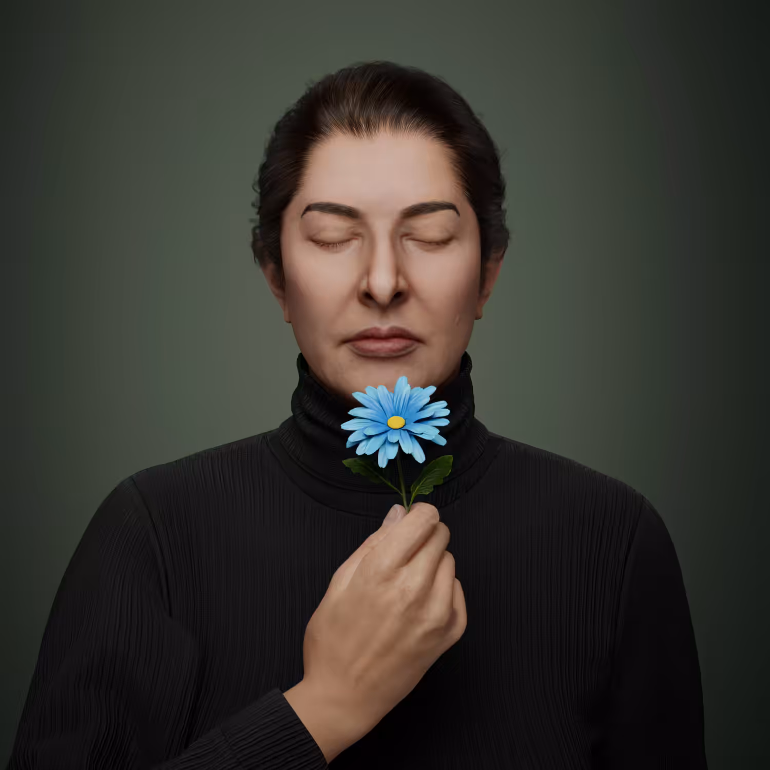 Portrait with Camomile #679