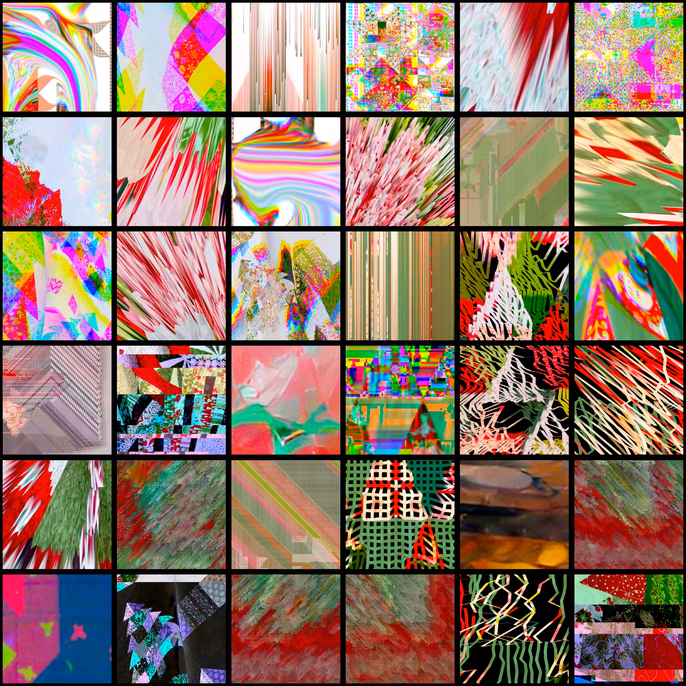 Retired Christmas Glitch Quilt Squares 2021.07