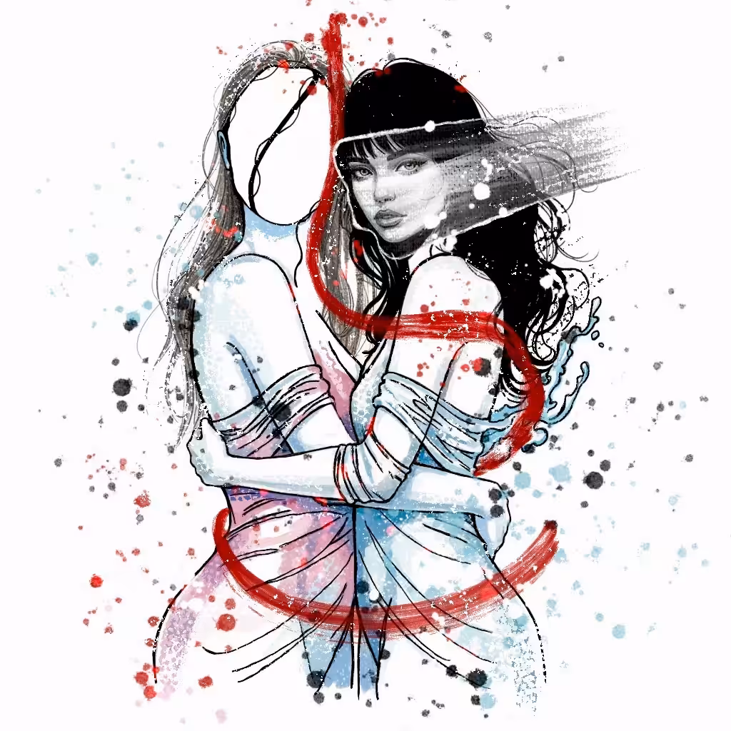 When your paintings hug each other . . . #2 