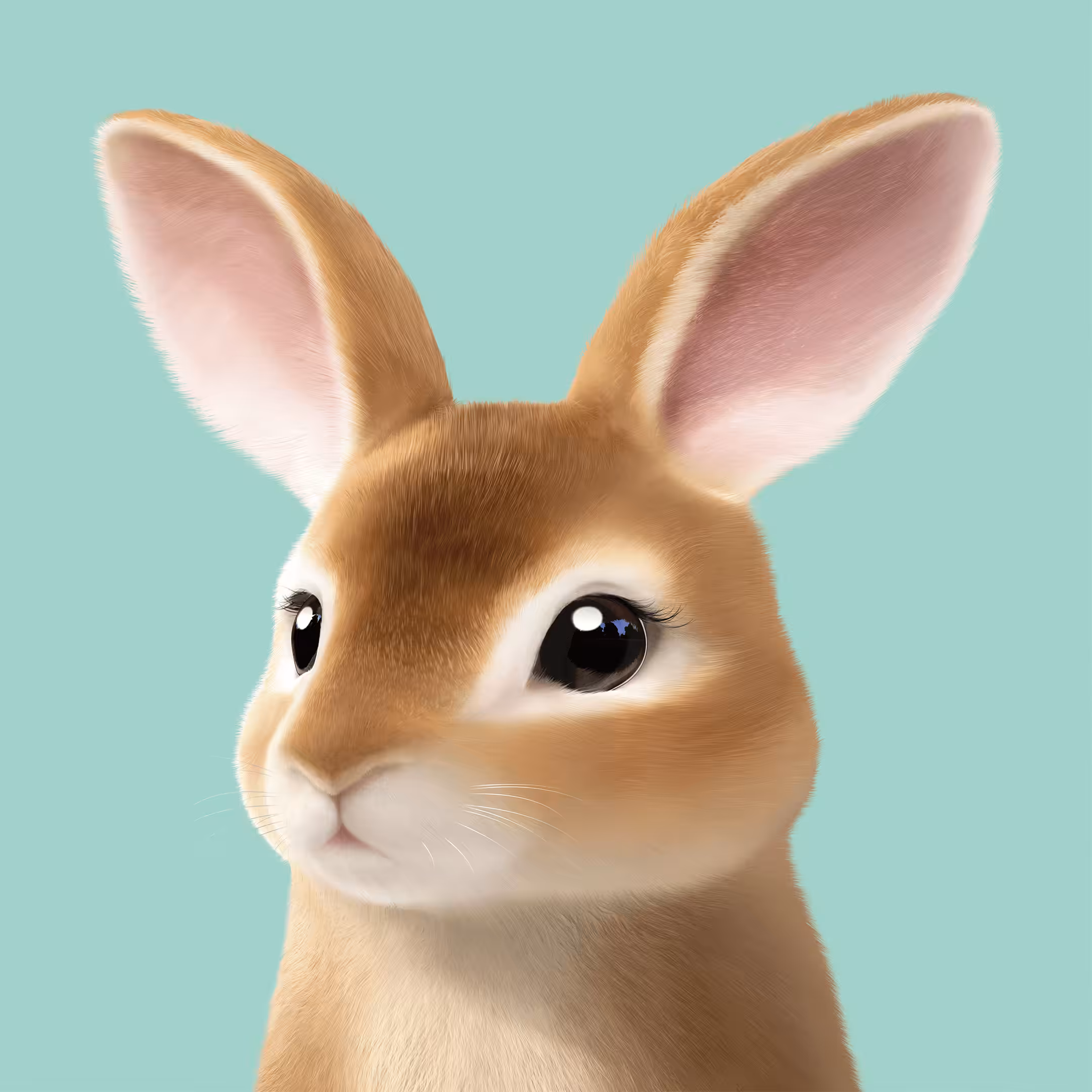 Sugar Cat & Candy Doggie: #429 Haengbok the Rex Rabbit