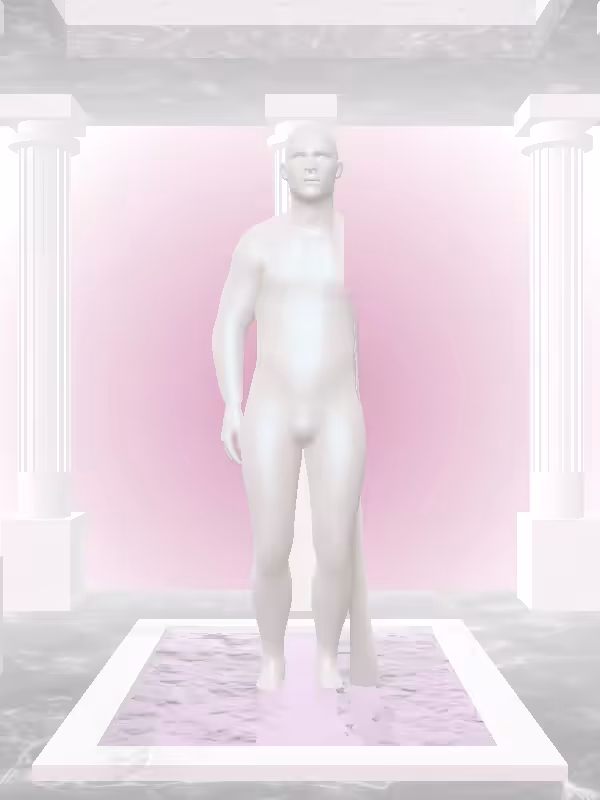 HeavenComputer: The Jumping Matte Ivory Man #1779