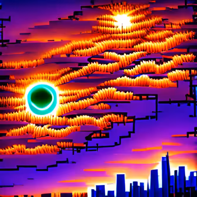 Cyberpunk Sunset 17