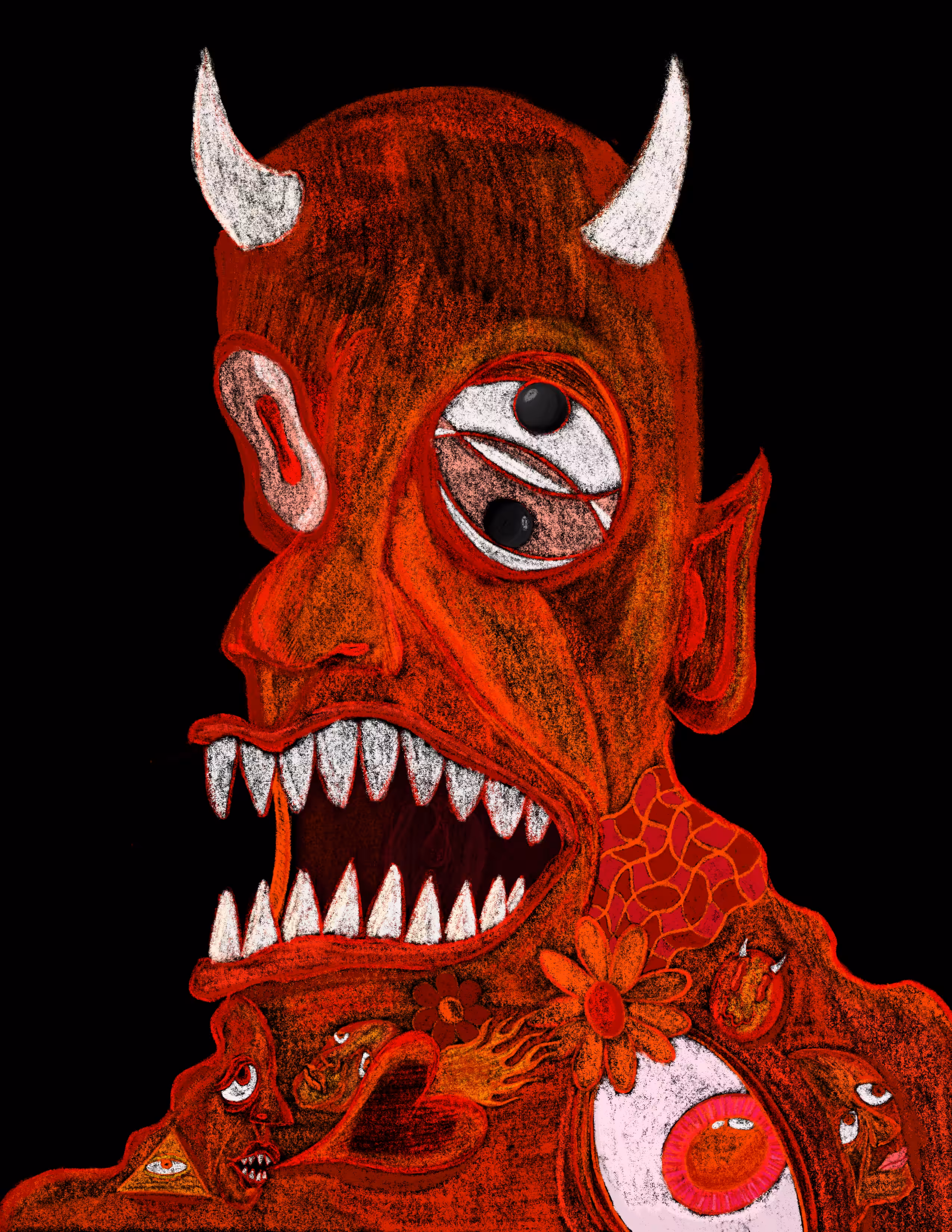 WHoLE LoTTa RED by Steven Rea