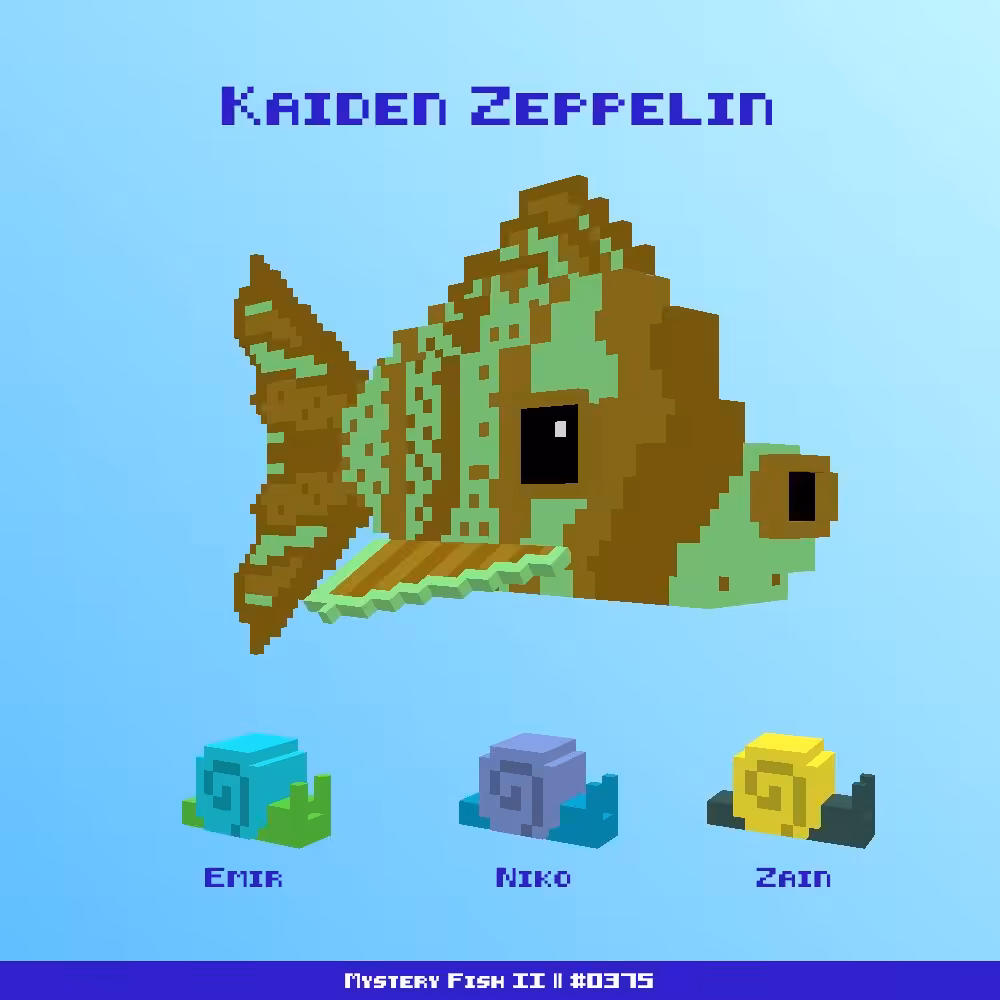 Kaiden Zeppelin :: Mystery Fish 0375/1000
