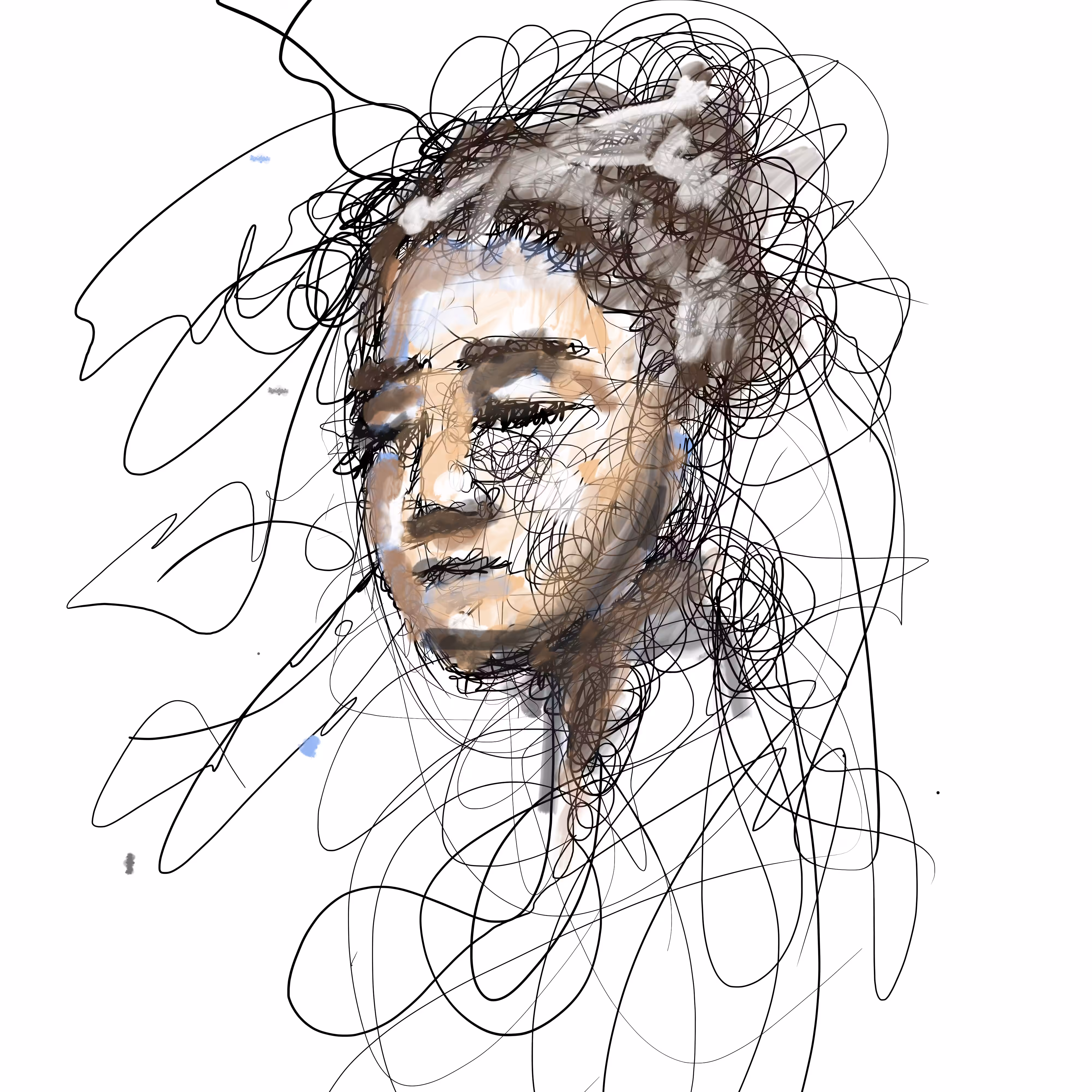 scribble and colors