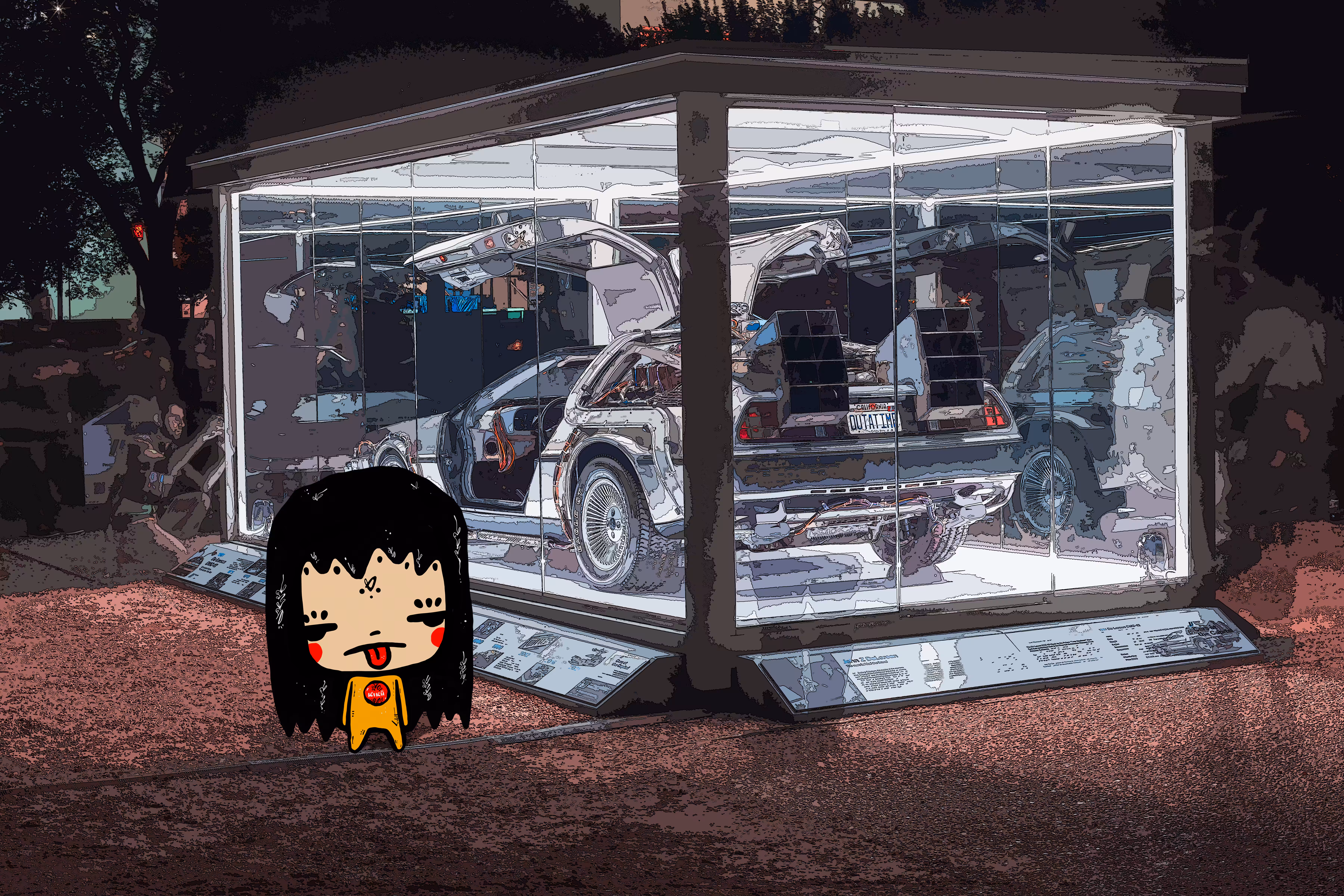 KIKU Visits DC LXXXVIII 2022 MARK MARROC X KIKU’S WORLD by SABET