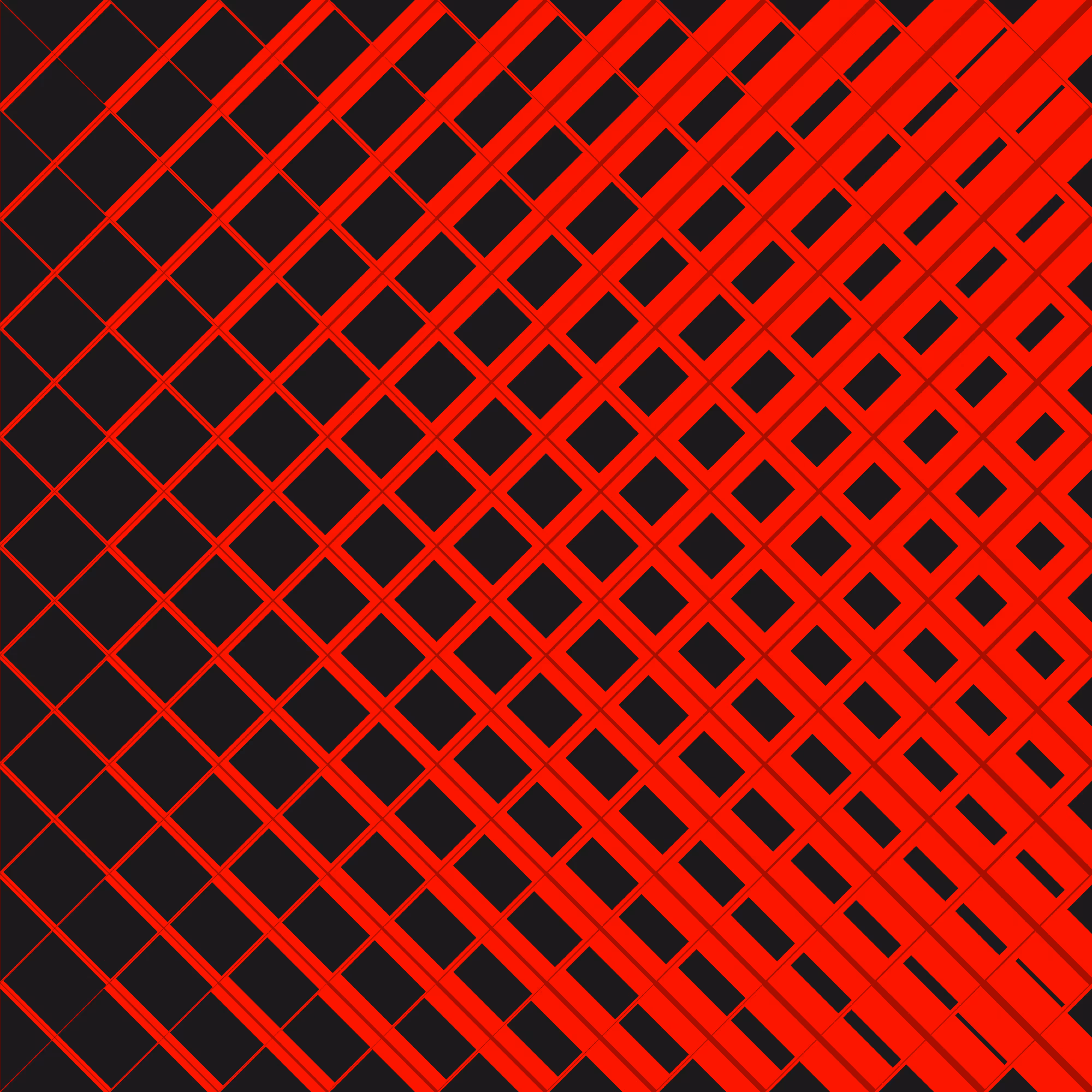 neon red cross hatch