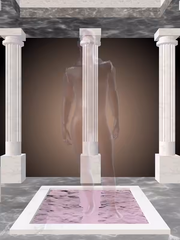 HeavenComputer: The Fading Excited Rosy Shimmer Man #6653