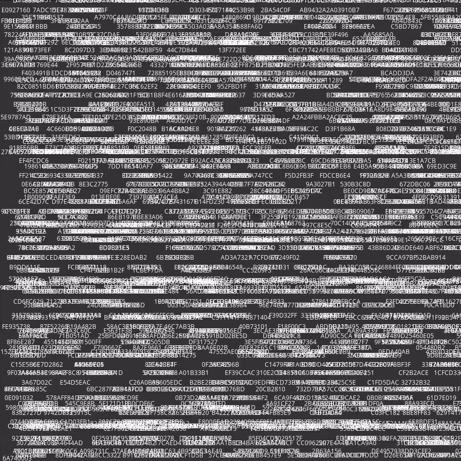 Painting by Random Hexadecimal Numbers #18