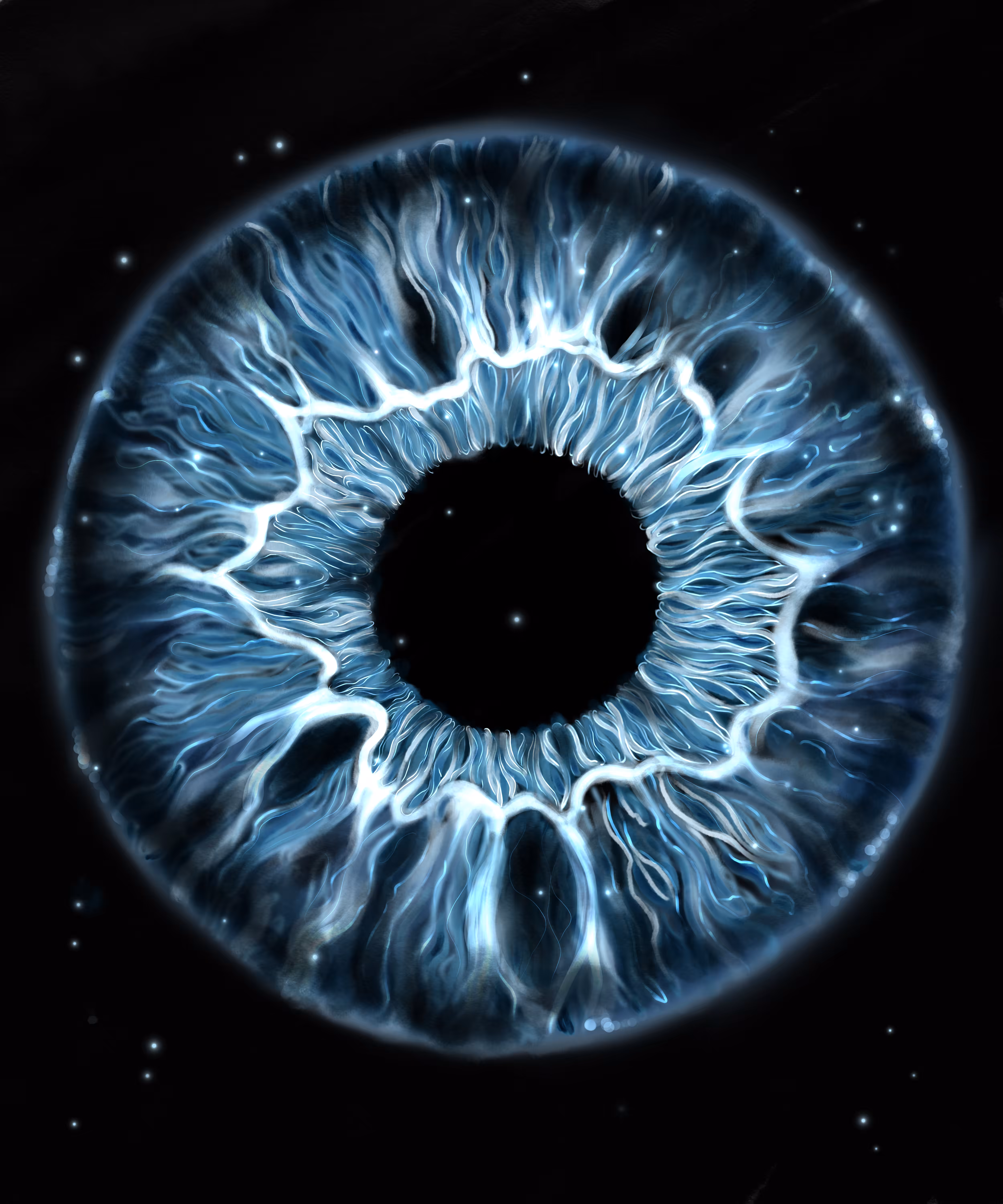 Universe of blue eyes