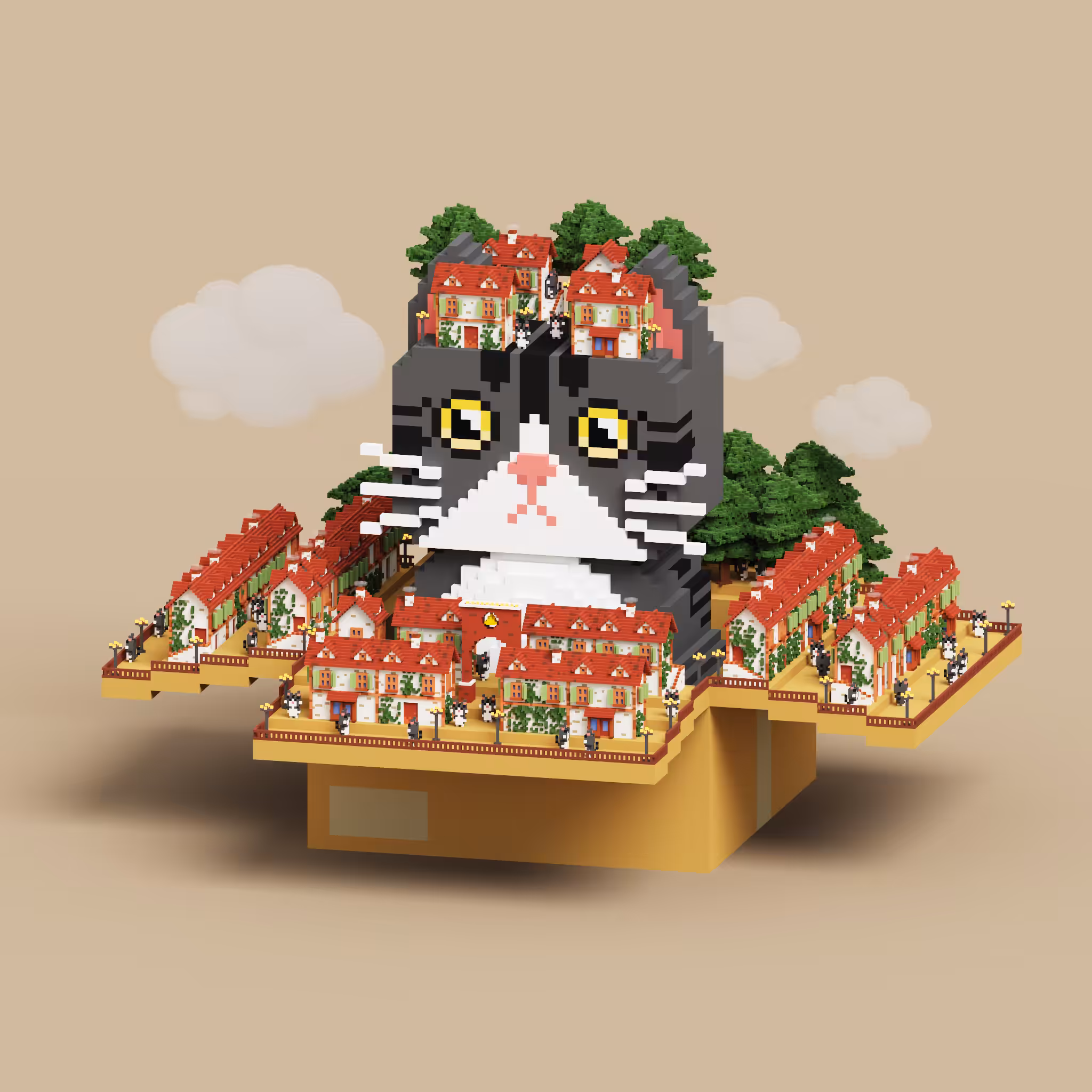 [On the cat] No.2 Box Cat Village