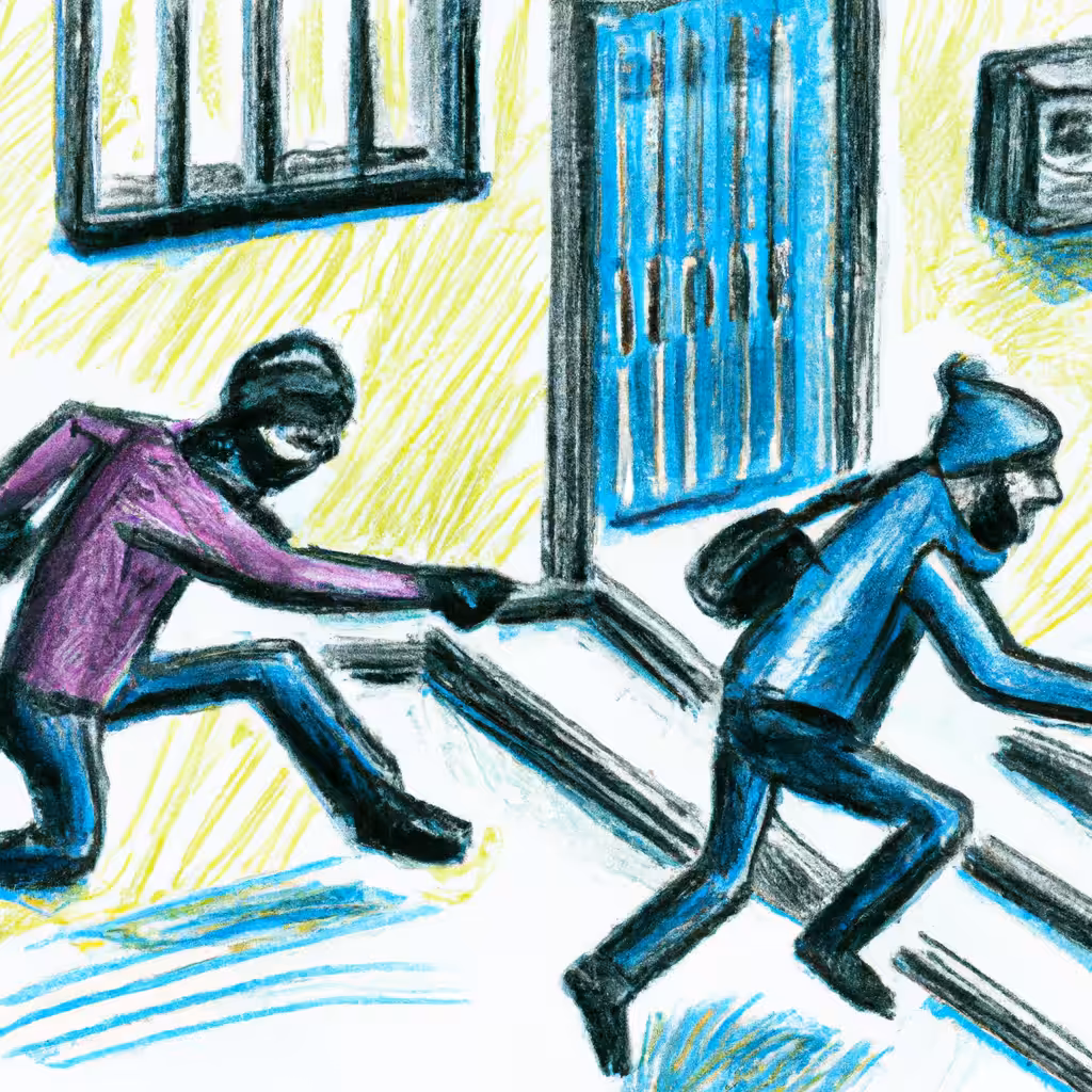 running away