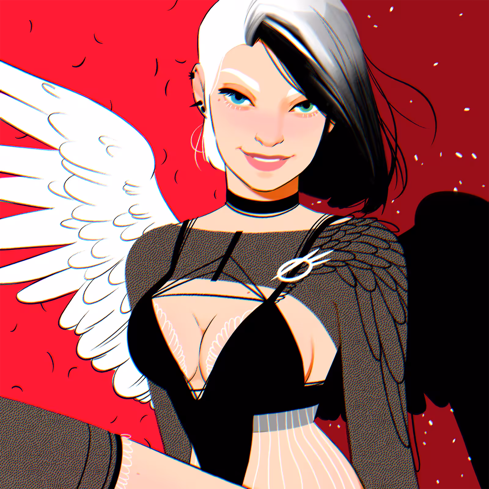 B/W ANGEL