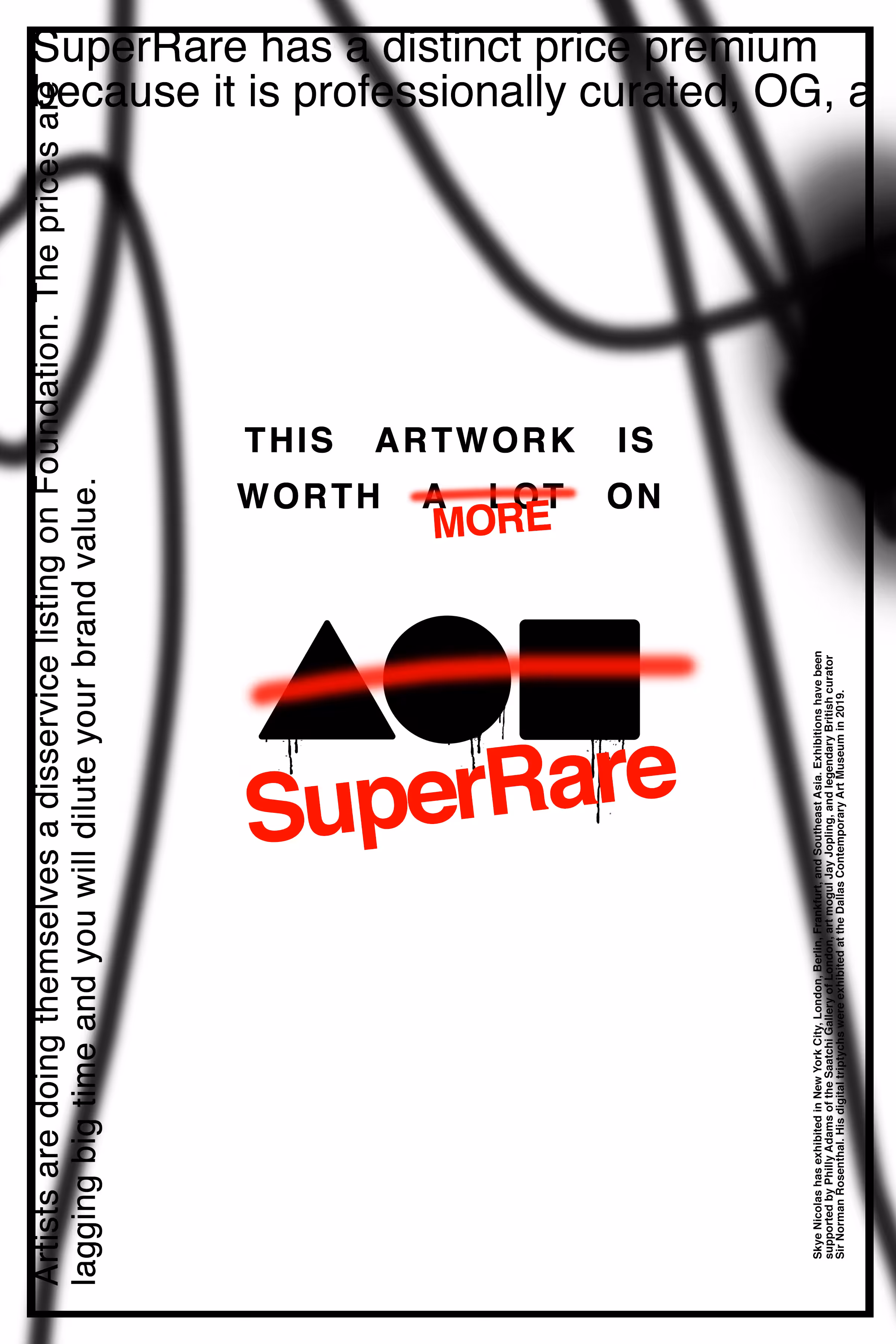 THIS ARTWORK IS WORTH MORE ON SUPERRARE