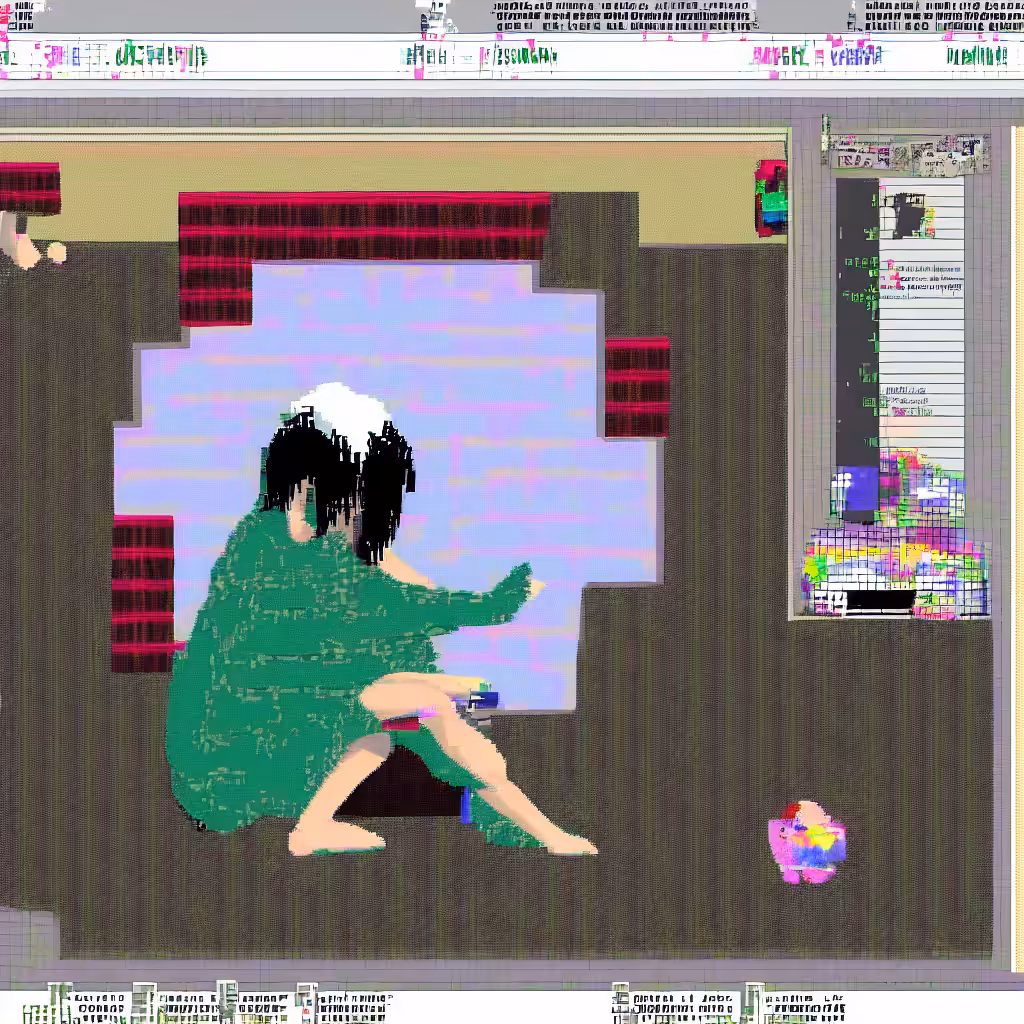 Internet Artist Self-portrait Screenshot