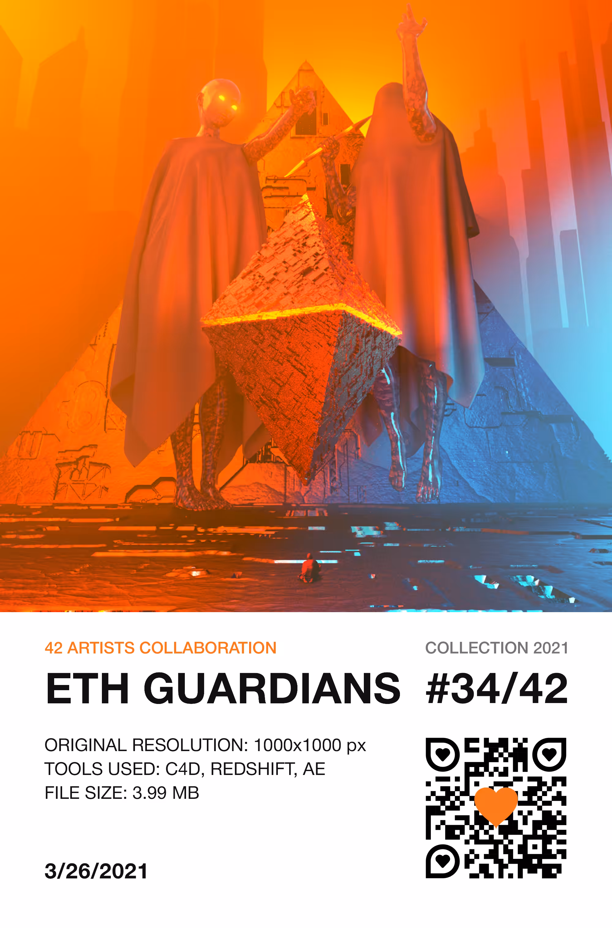 42 Artists Collaboration: 34/42 — ETH GUARDIANS