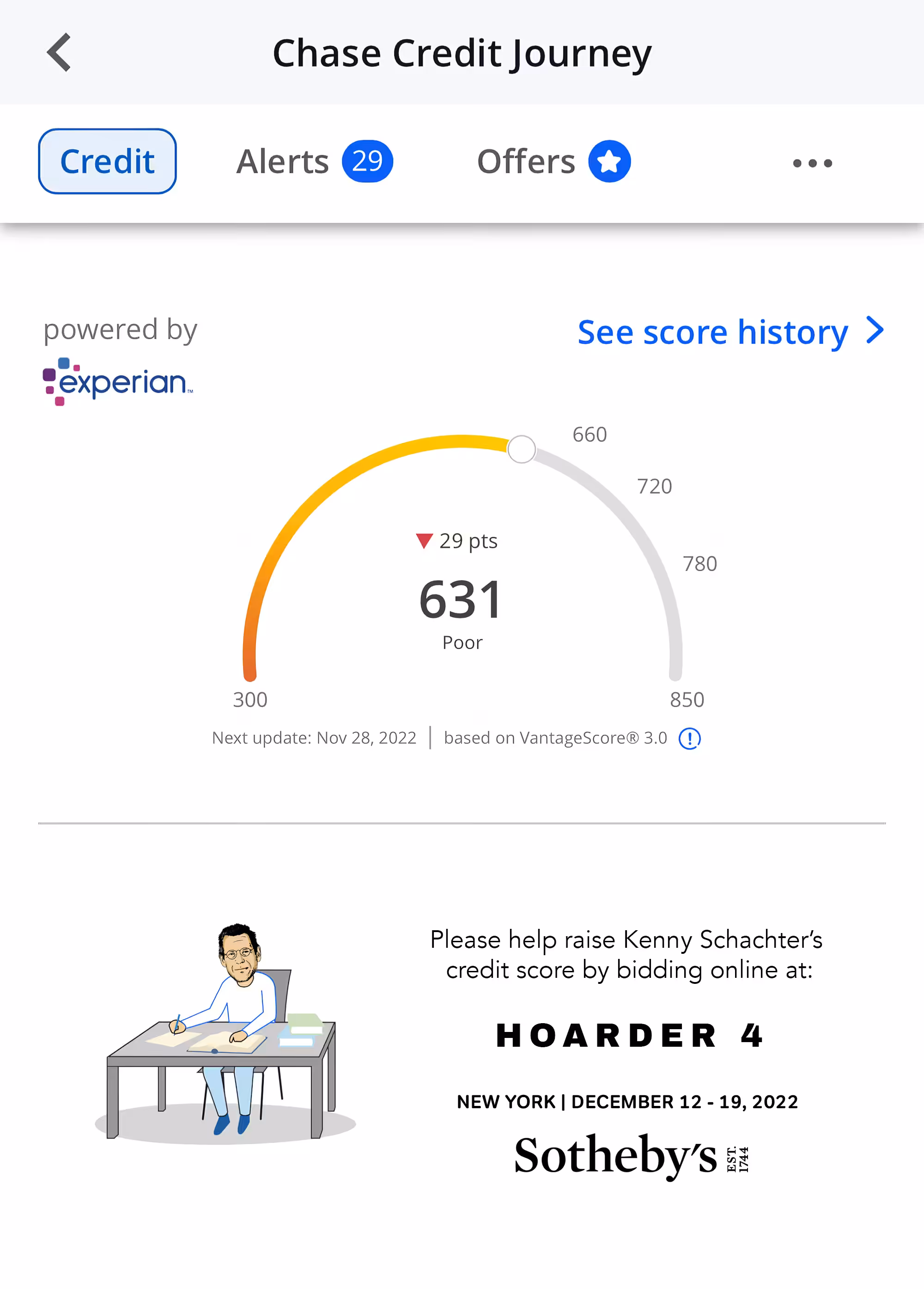 poor score