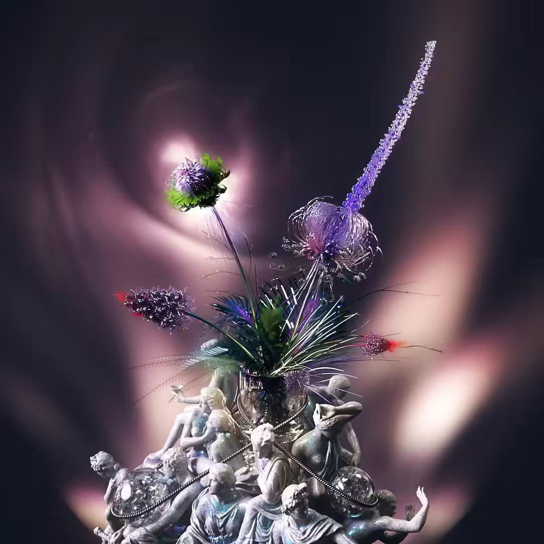 Digital Ikebana - Full Bloom A1