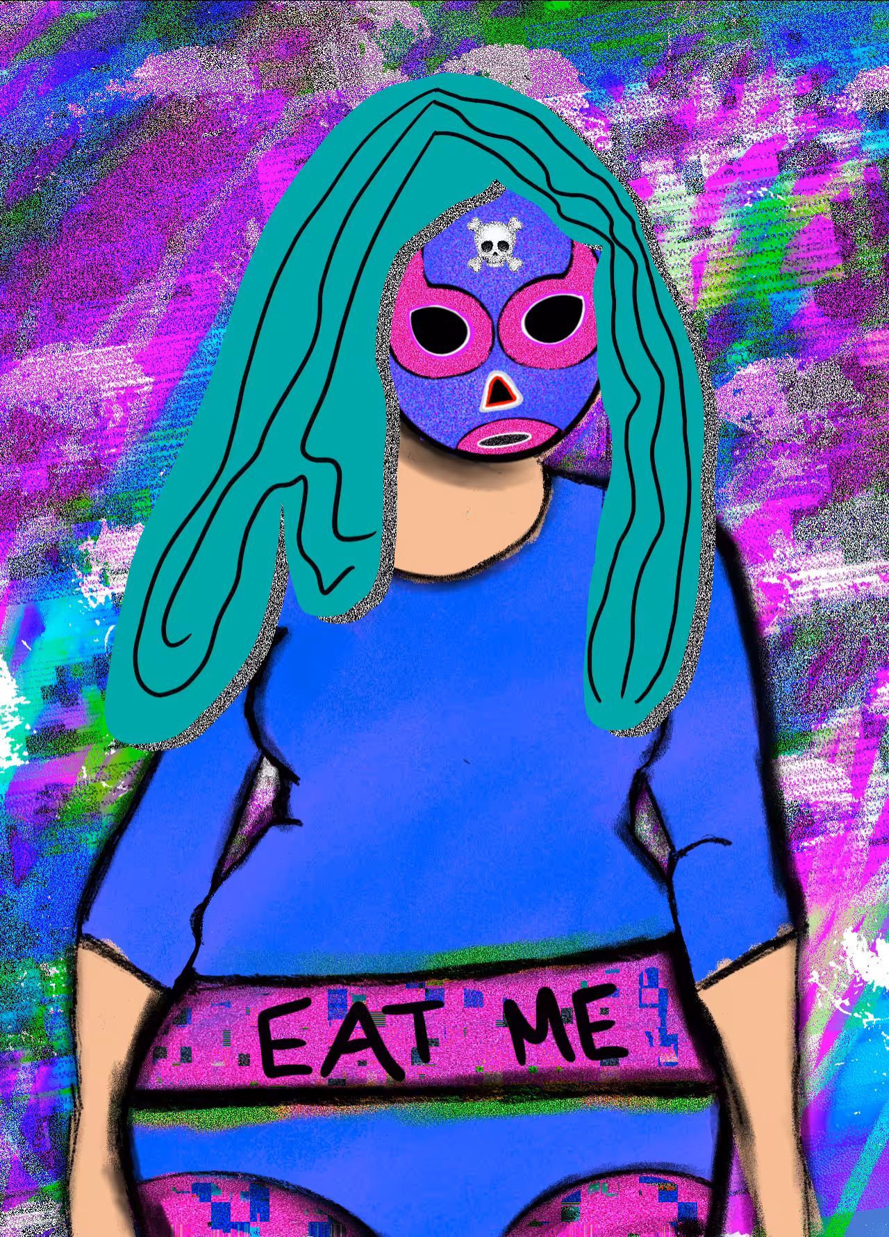 NFT luchadora #86