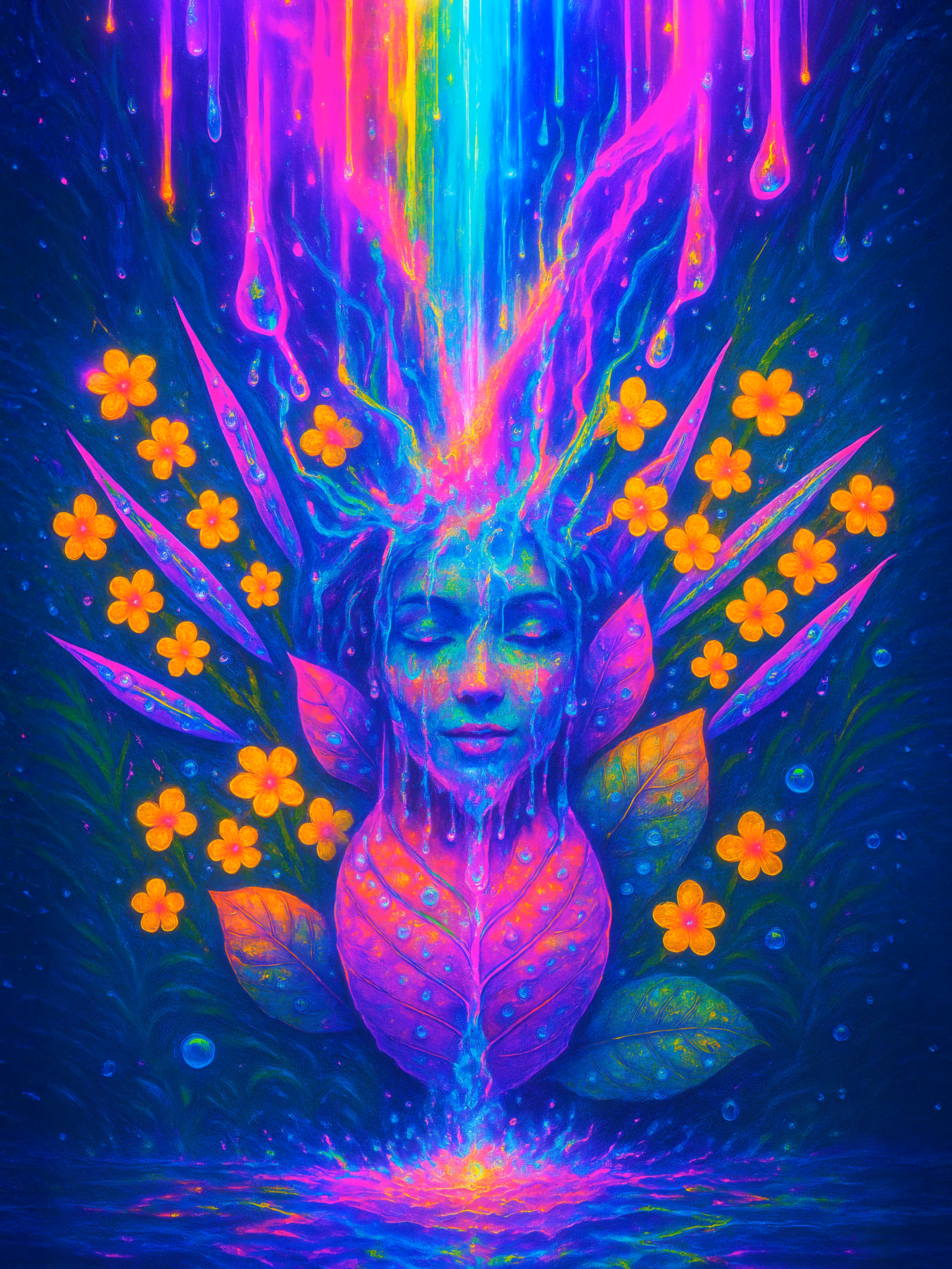 Nature Vibes: Colorful Rain Vibes